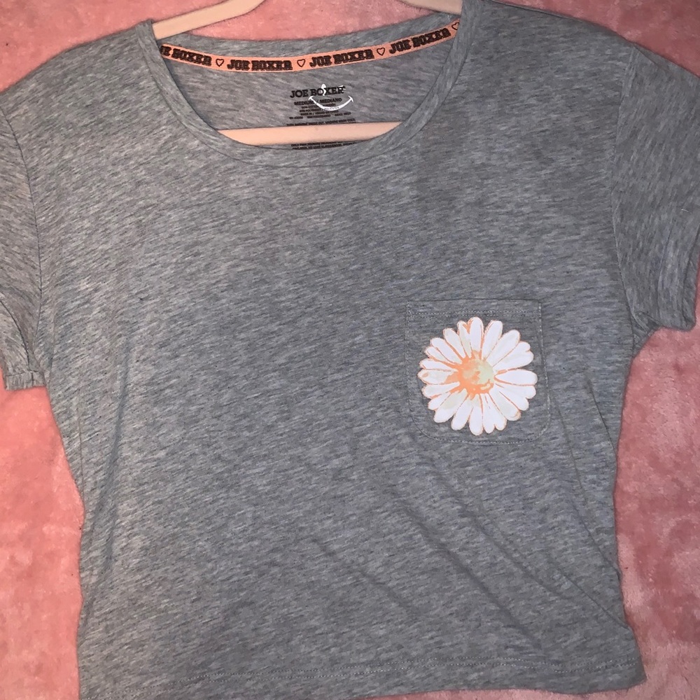 Gray sleep shirt